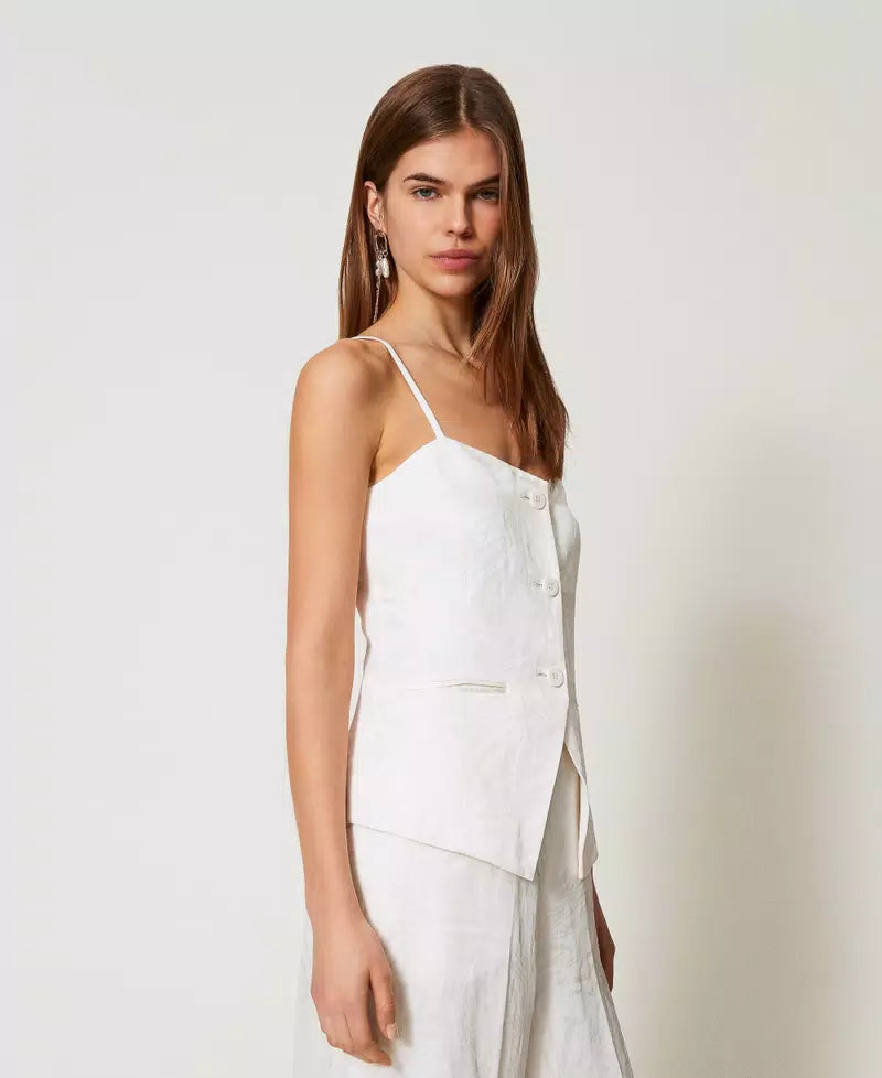 ΕΦΑΡΜΟΣΤΟ ΖΑΚΑΡ TOP ΣΑΤΕΝ TWINSET