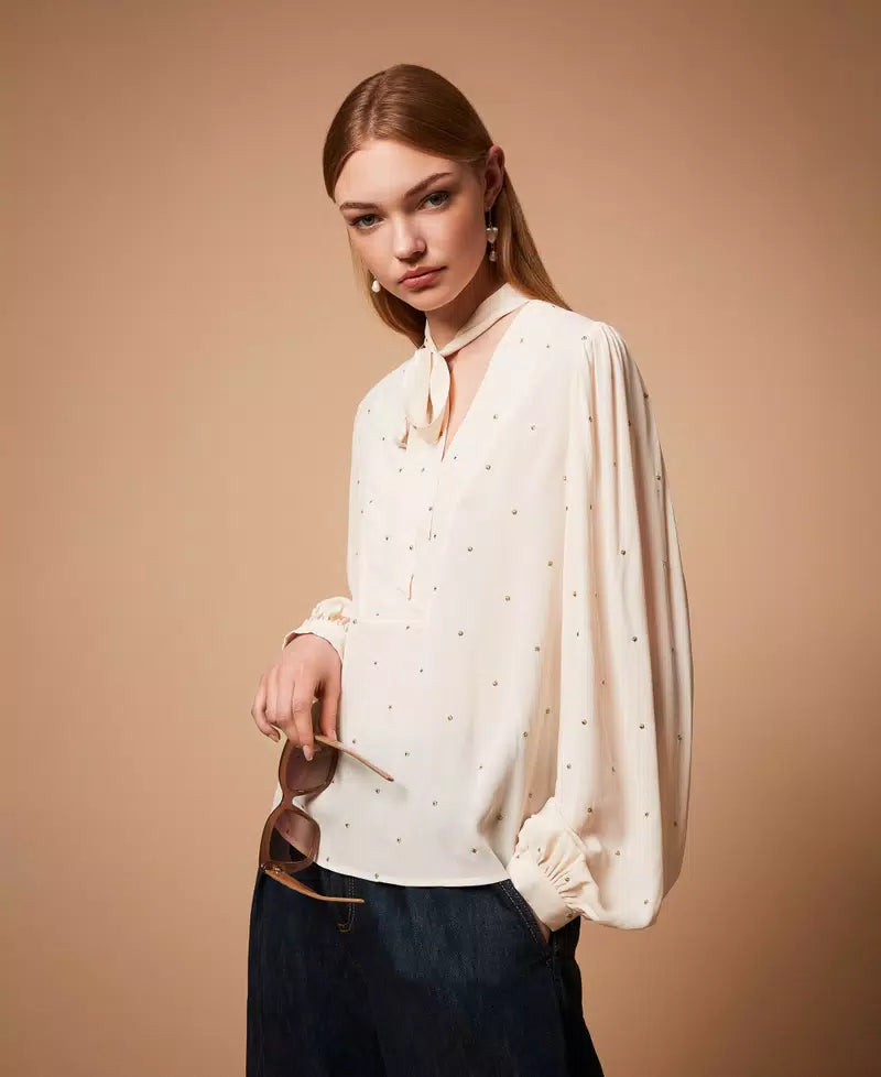 ΜΠΛΟΥΖΑ ΜΕ ΚΕΝΤΗΜΑ LUREX TWINSET
