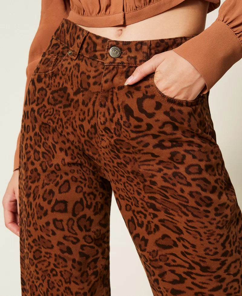 BULL ΠΑΝΤΕΛΟΝΙ ANIMAL PRINT TWINSET