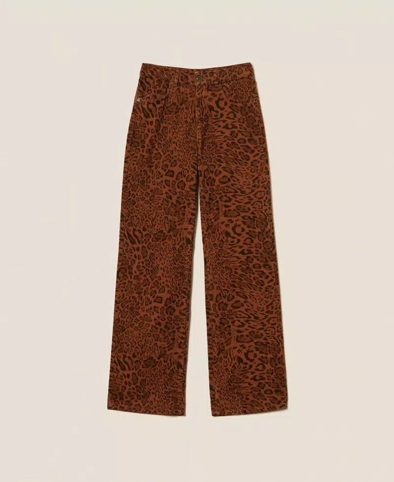 BULL ΠΑΝΤΕΛΟΝΙ ANIMAL PRINT TWINSET
