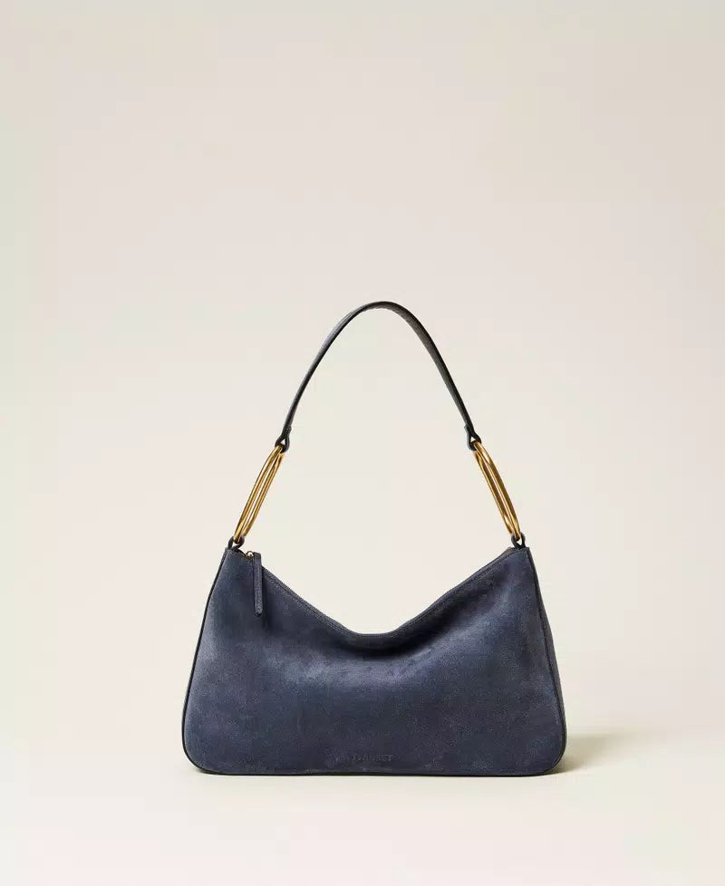 ΜΕΣΑΙΑ ΣΟΥΕΤ ΤΣΑΝΤΑ 'LILIANE' ΜΕ ΚΡΙΚΟΥΣ (BLUE) TWINSET
