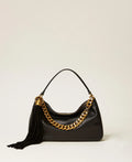 ΜΕΓΑΛΗ ΤΣΑΝΤΑ LILIANE ΜΕ ΦΟΥΝΤΑ (BLACK) TWINSET