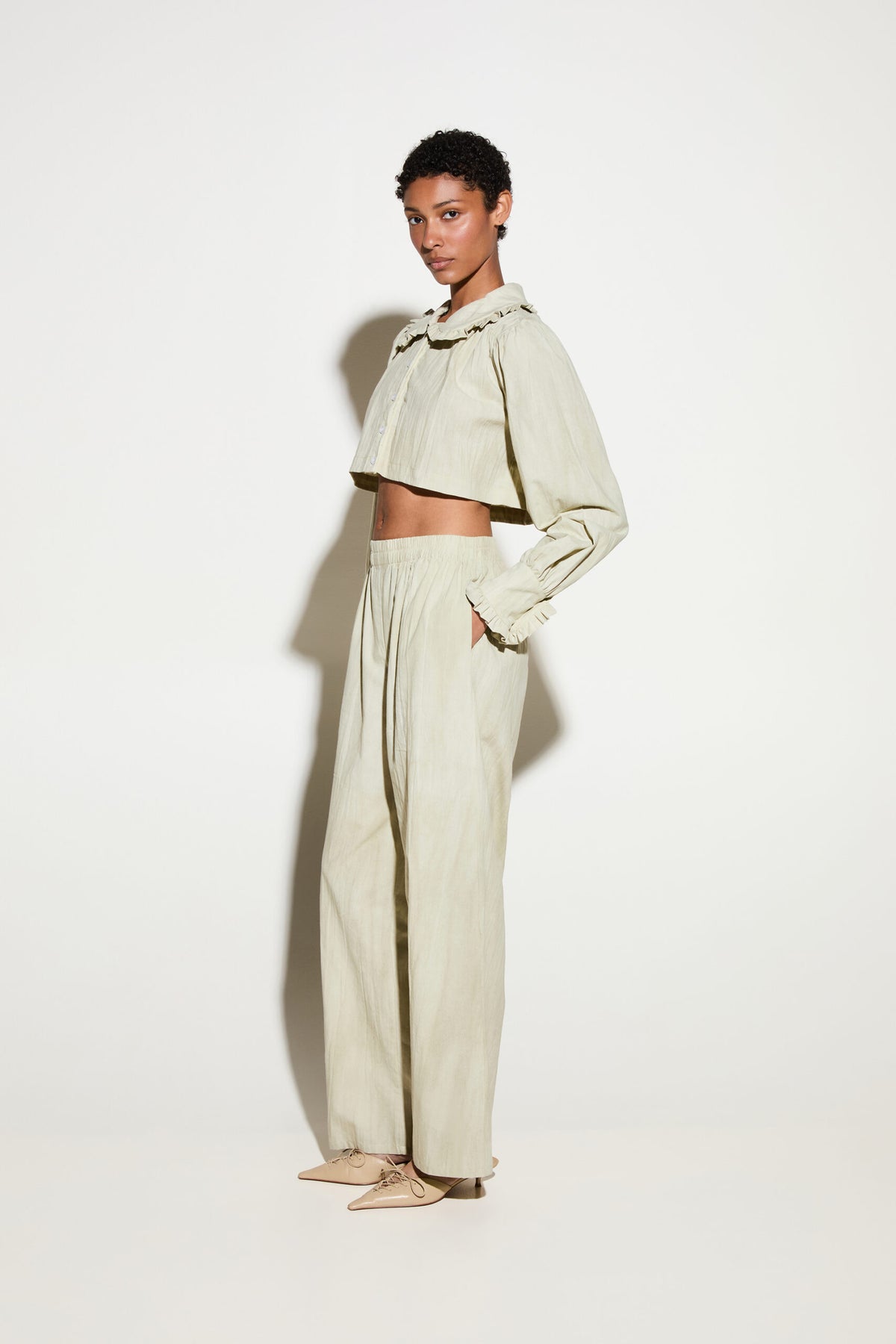 CROP ΠΟΥΚΑΜΙΣΟ (MINT) MILKWHITE