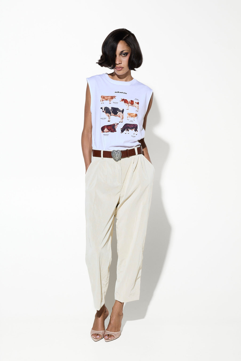 ΑΜΑΝΙΚΟ T-SHIRT (WHITE) MILKWHITE
