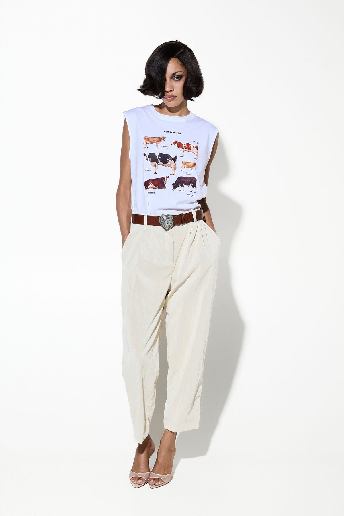 ΑΜΑΝΙΚΟ T-SHIRT (WHITE) MILKWHITE