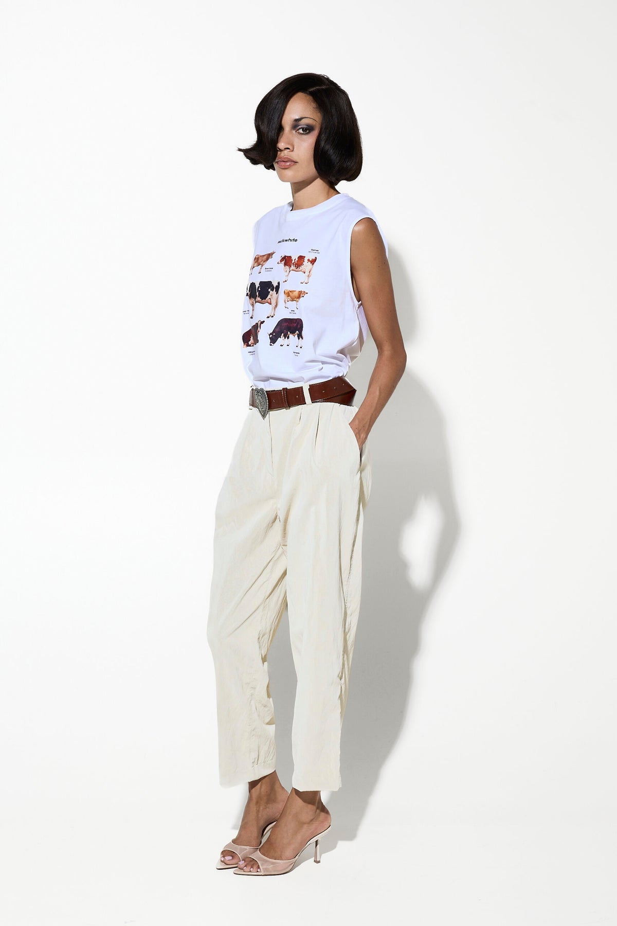 ΑΜΑΝΙΚΟ T-SHIRT (WHITE) MILKWHITE