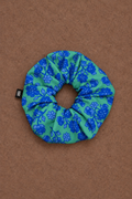 SCRUNCHIES (GREEN/ BLUE FLORAL) MAMOUSH