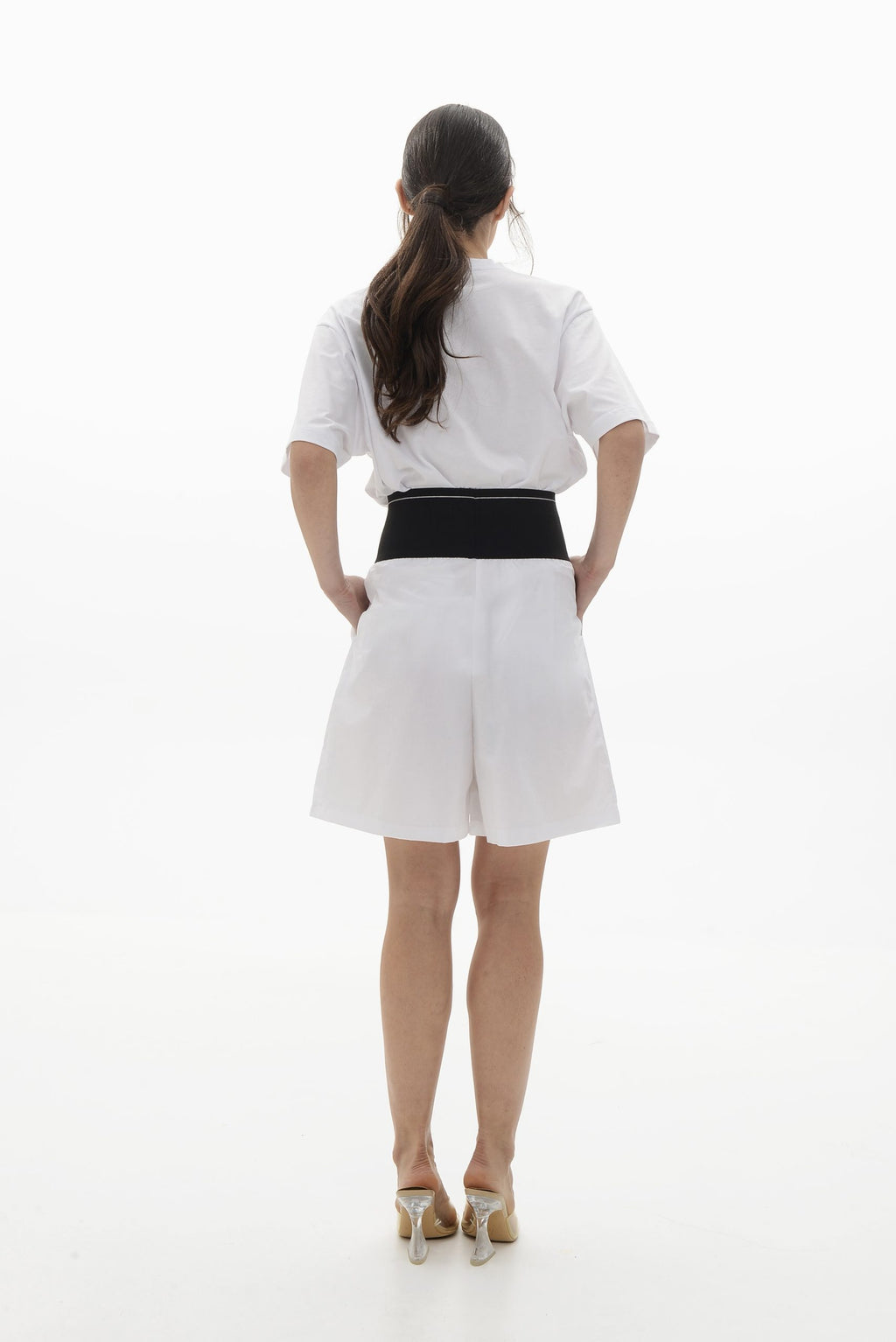 CLEO ΣΟΡΤΣ ΜΕ ΛΑΣΤΙΧΟ (WHITE) MAMOUSH