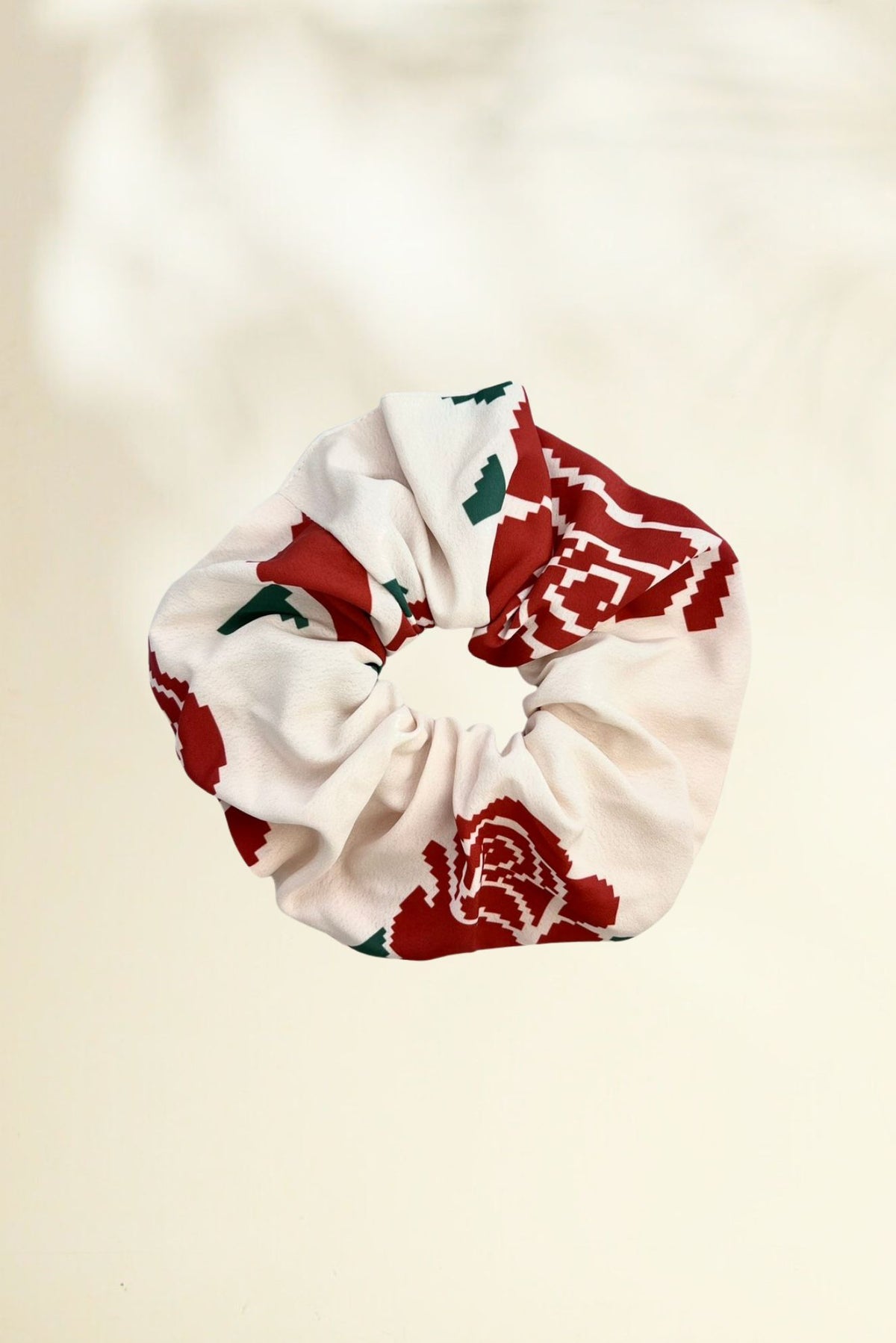 SCRUNCHIES (WHITE ROSES) MAMOUSH