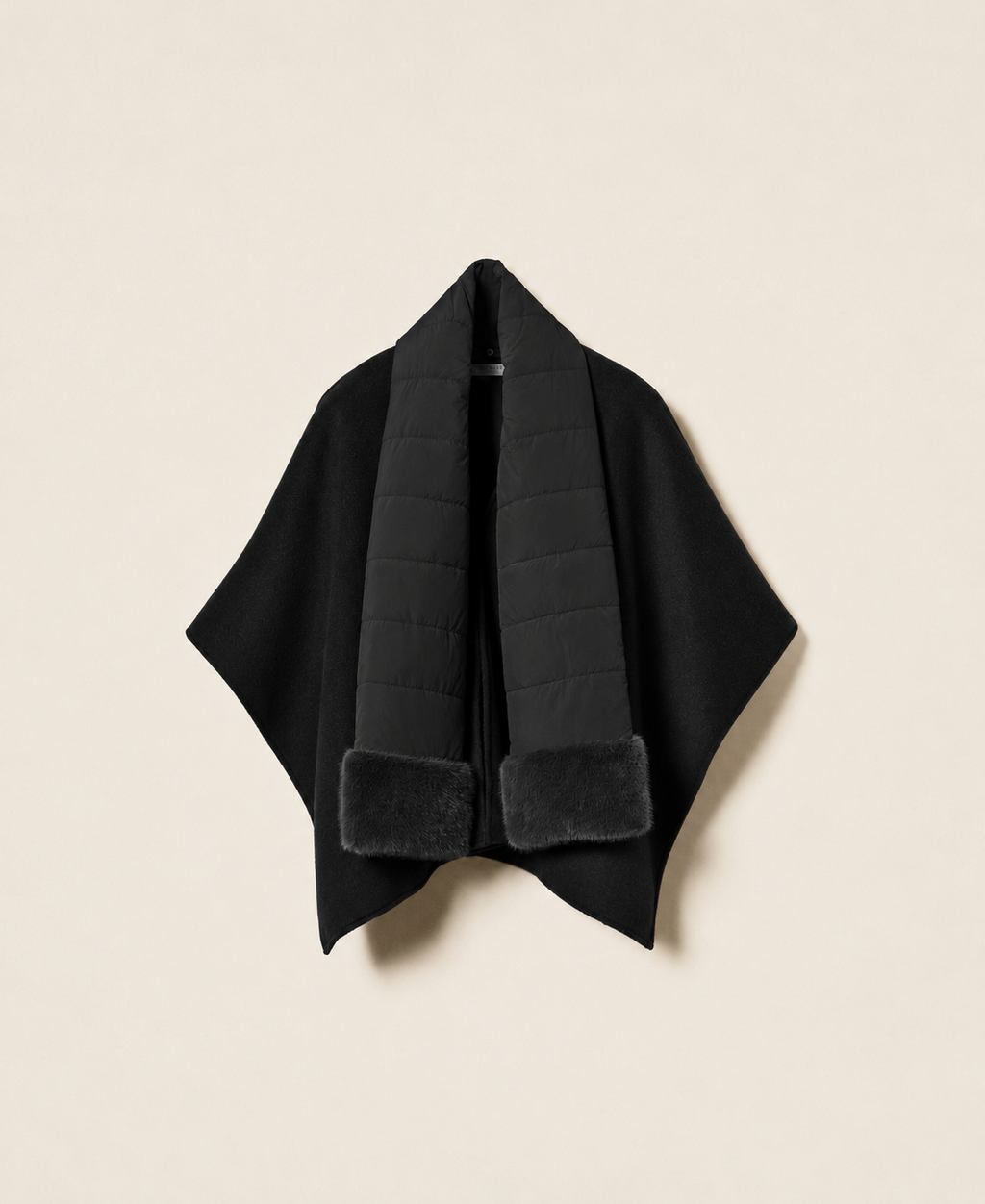 ΠΟΝΤΣΟ ΜΕ ΚΑΣΚΟΛ (BLACK) TWINSET