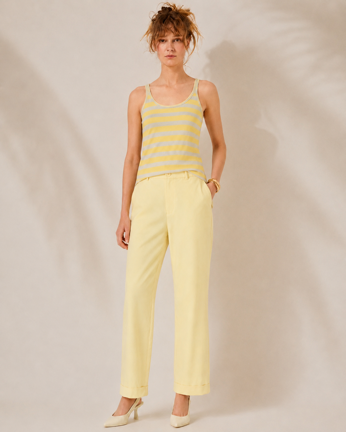 ‘NORA’ ΠΑΝΤΕΛΟΝΙ (PASTEL YELLOW) MAMOUSH
