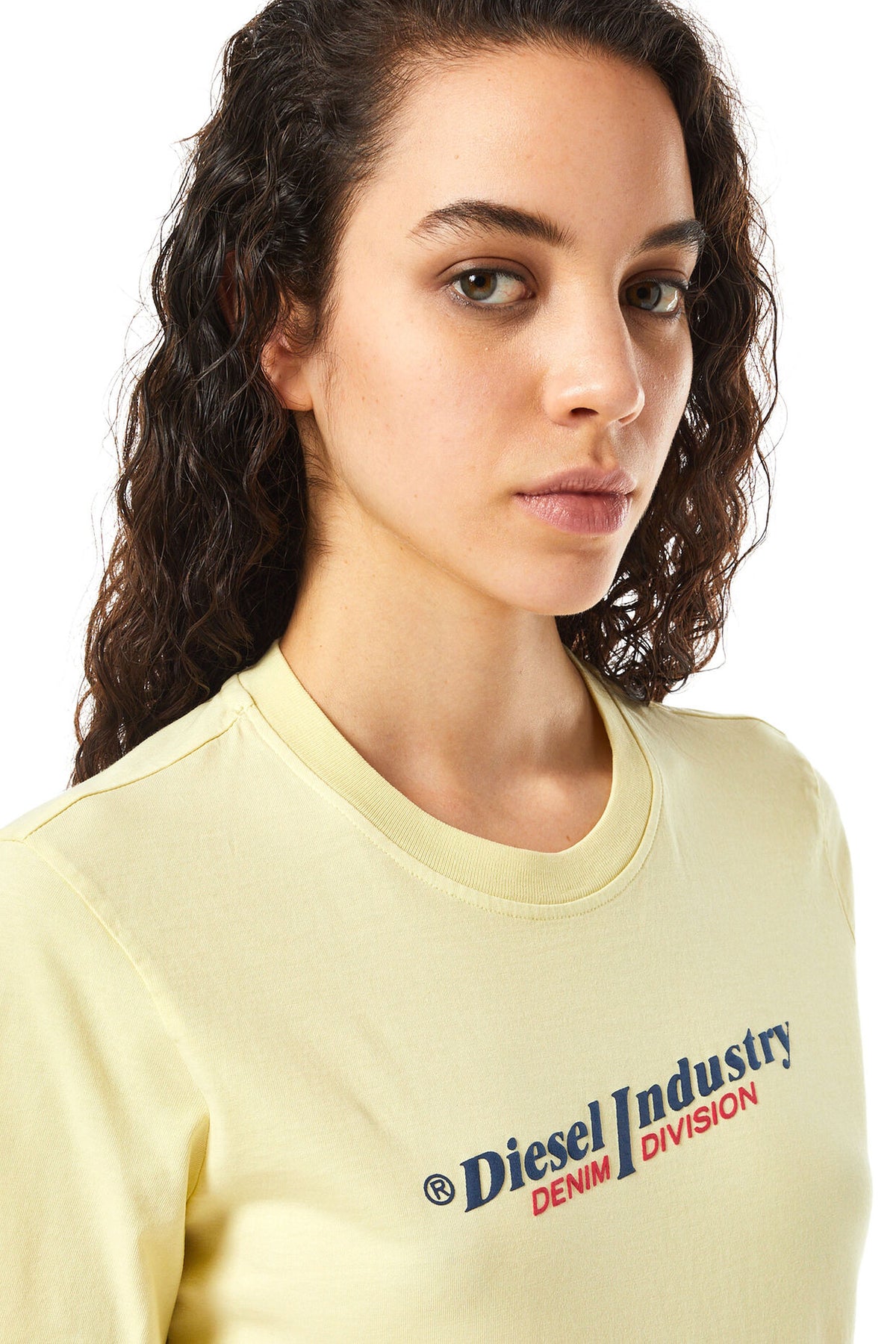 T-SHIRT ΜΕ ΣΤΑΜΠΑ (YELLOW) DIESEL