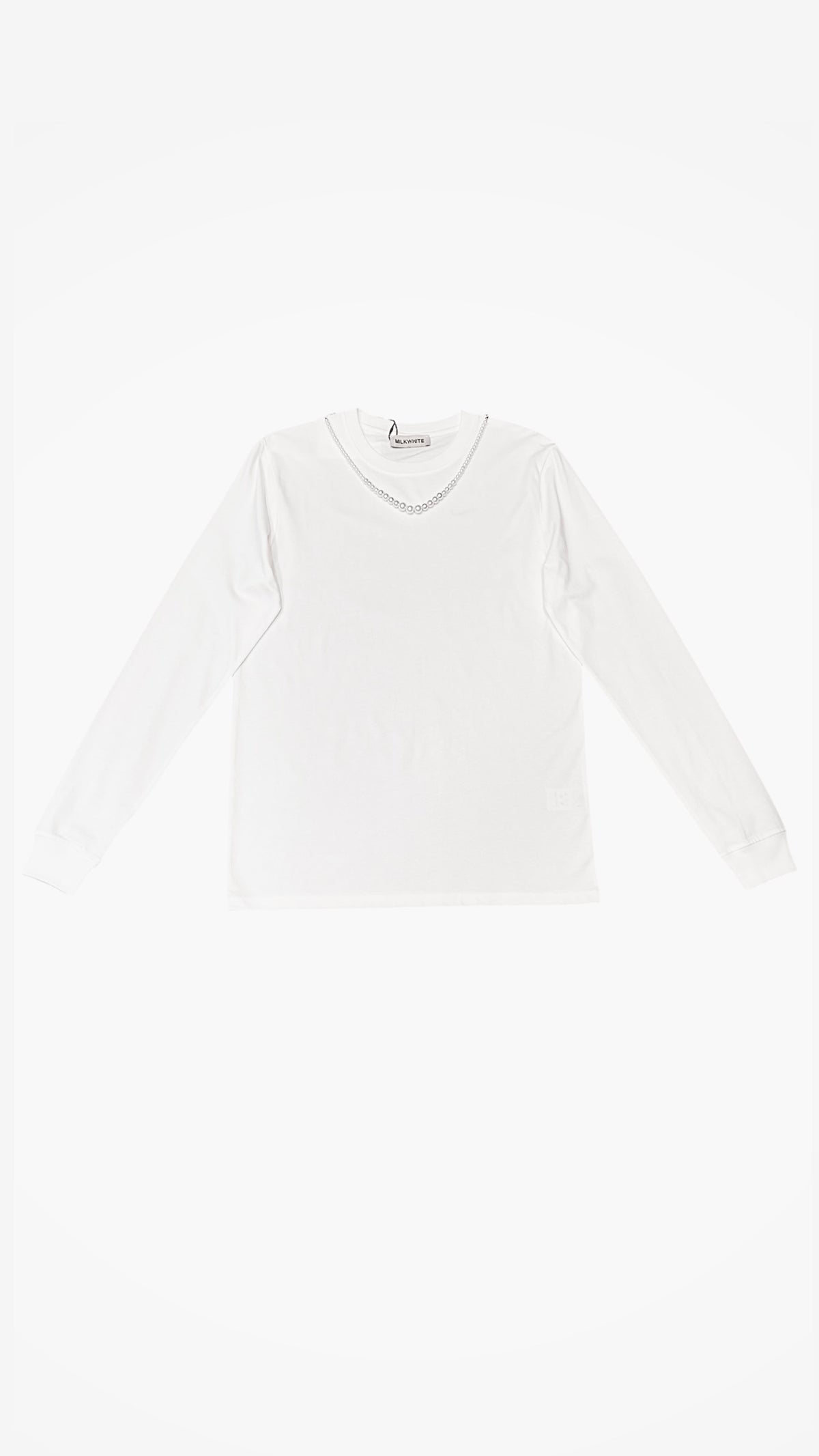 ΜΠΛΟΥΖΑ ΜΕ ΠΕΡΛΕΣ (WHITE) MILKWHITE