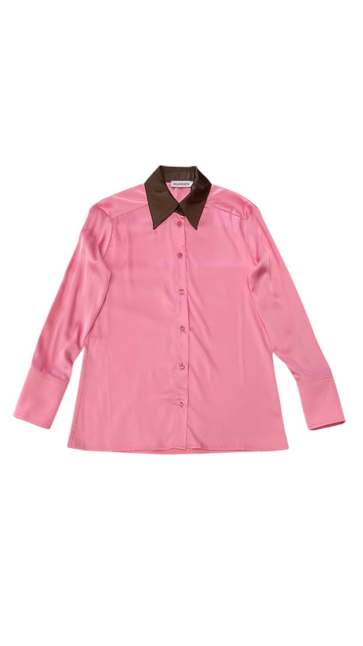 ΠΟΥΚΑΜΙΣΟ ΜΕ ΚΑΦΕ ΓΙΑΚΑ (PINK) MILKWHITE