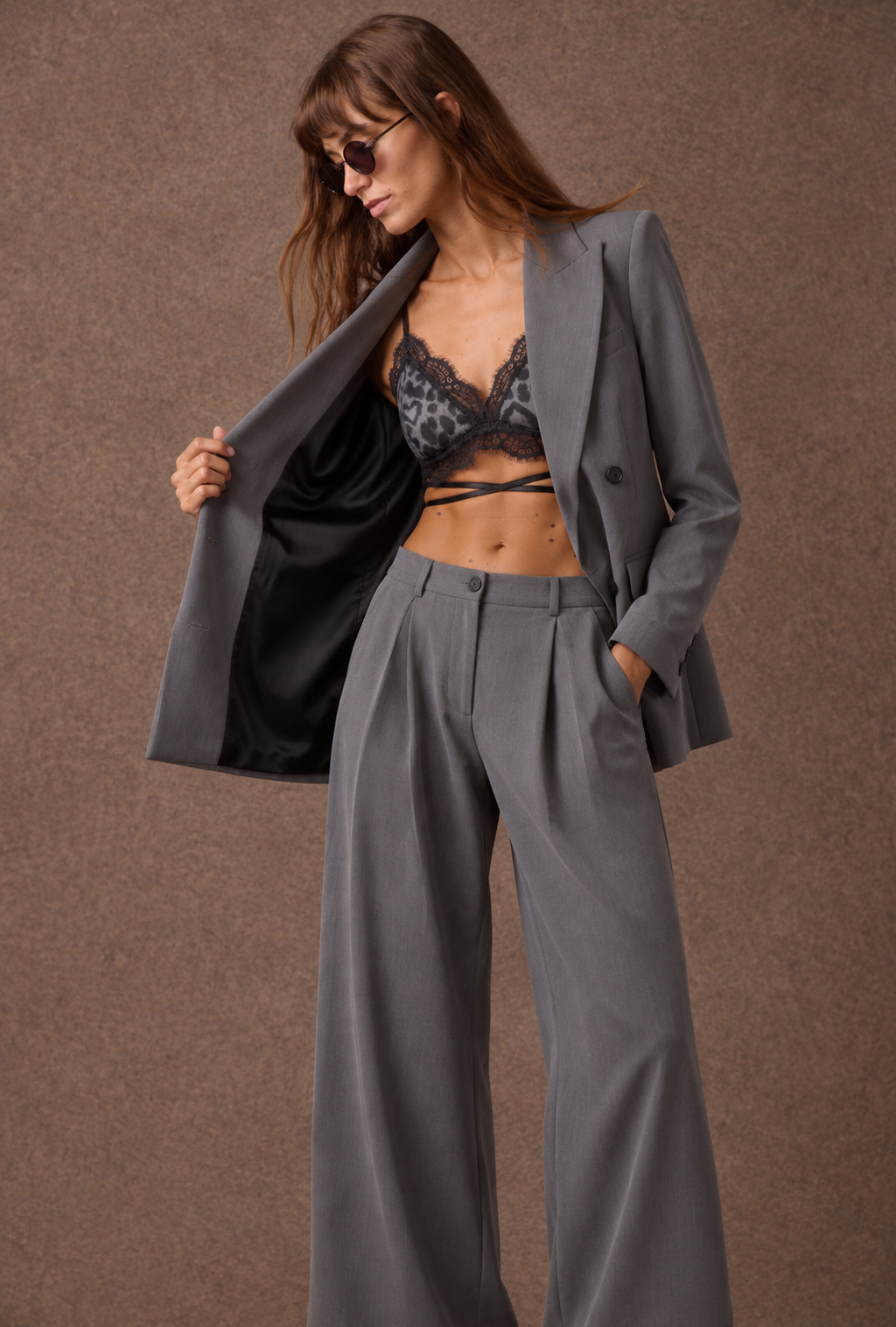 'LUCY' ΦΑΡΔΥ ΠΑΝΤΕΛΟΝΙ (GRAY) MAMOUSH