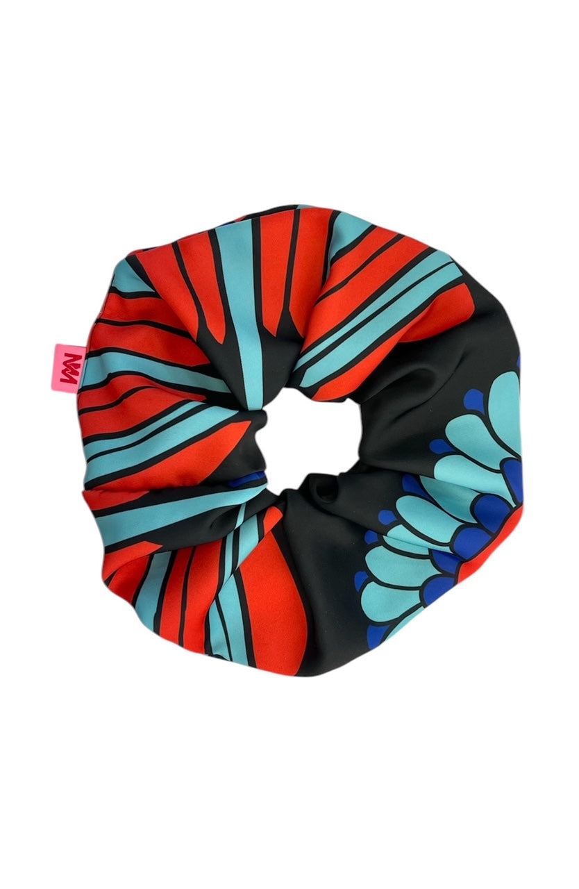 SCRUNCHIES (BLACK/FAN) MAMOUSH