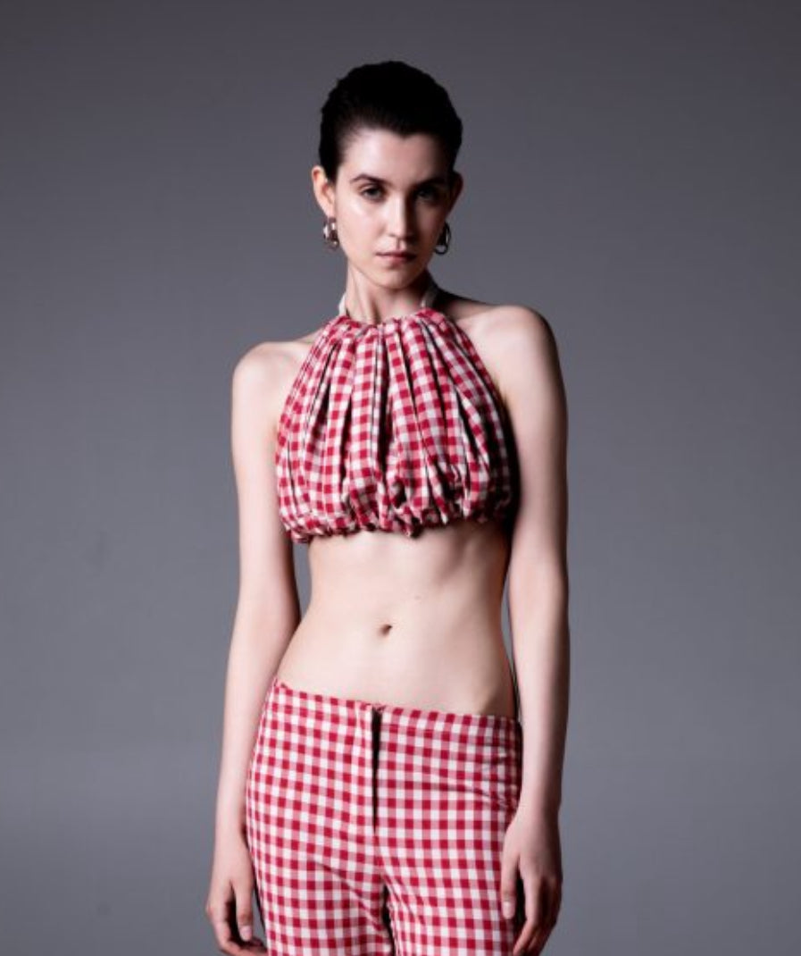 ΚΑΡΟ TOP (RED) MILKWHITE