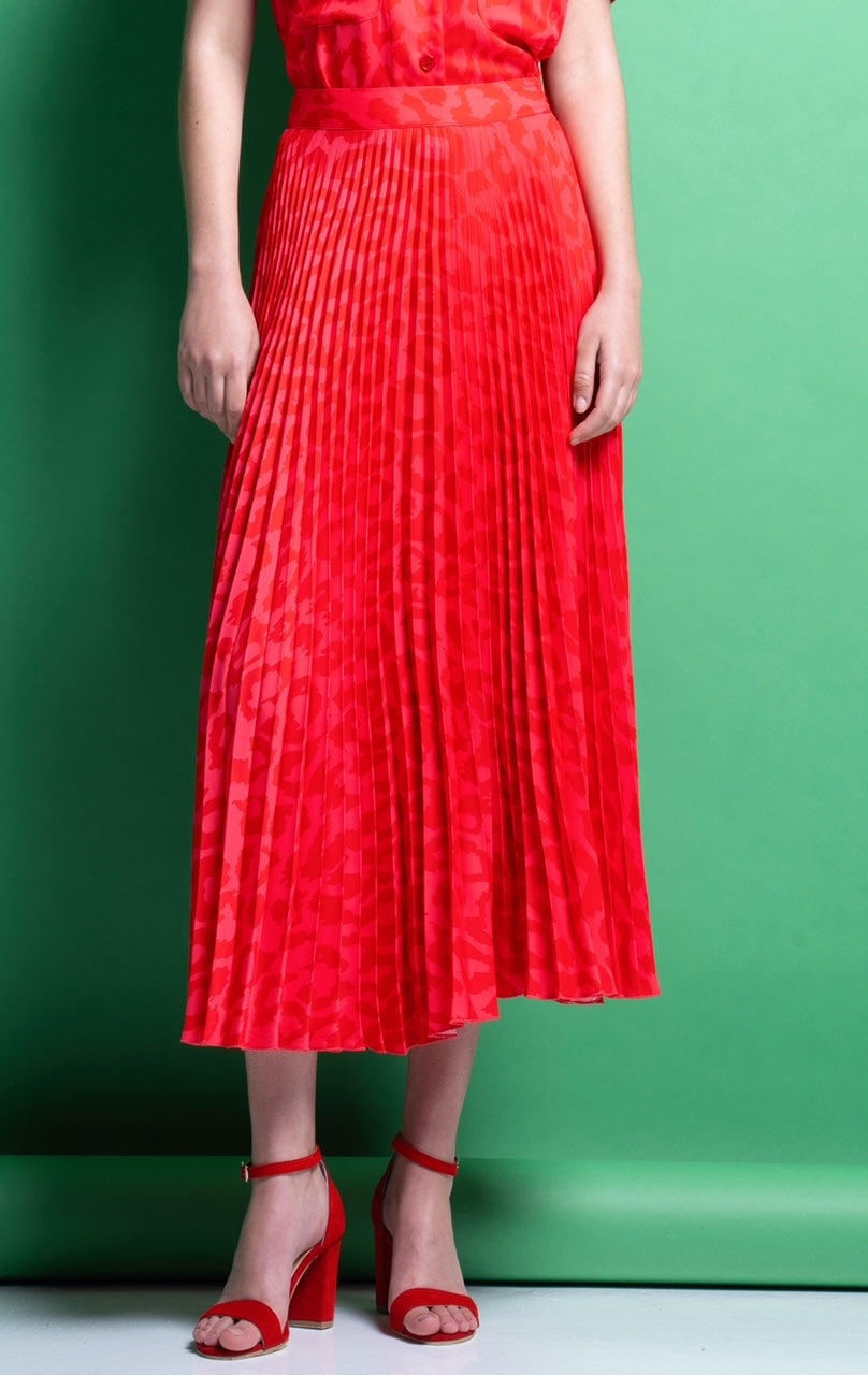 AMANDA' ΠΛΙΣΕ ΦΟΥΣΤΑ (PINK/ANIMAL PRINT) MAMOUSH
