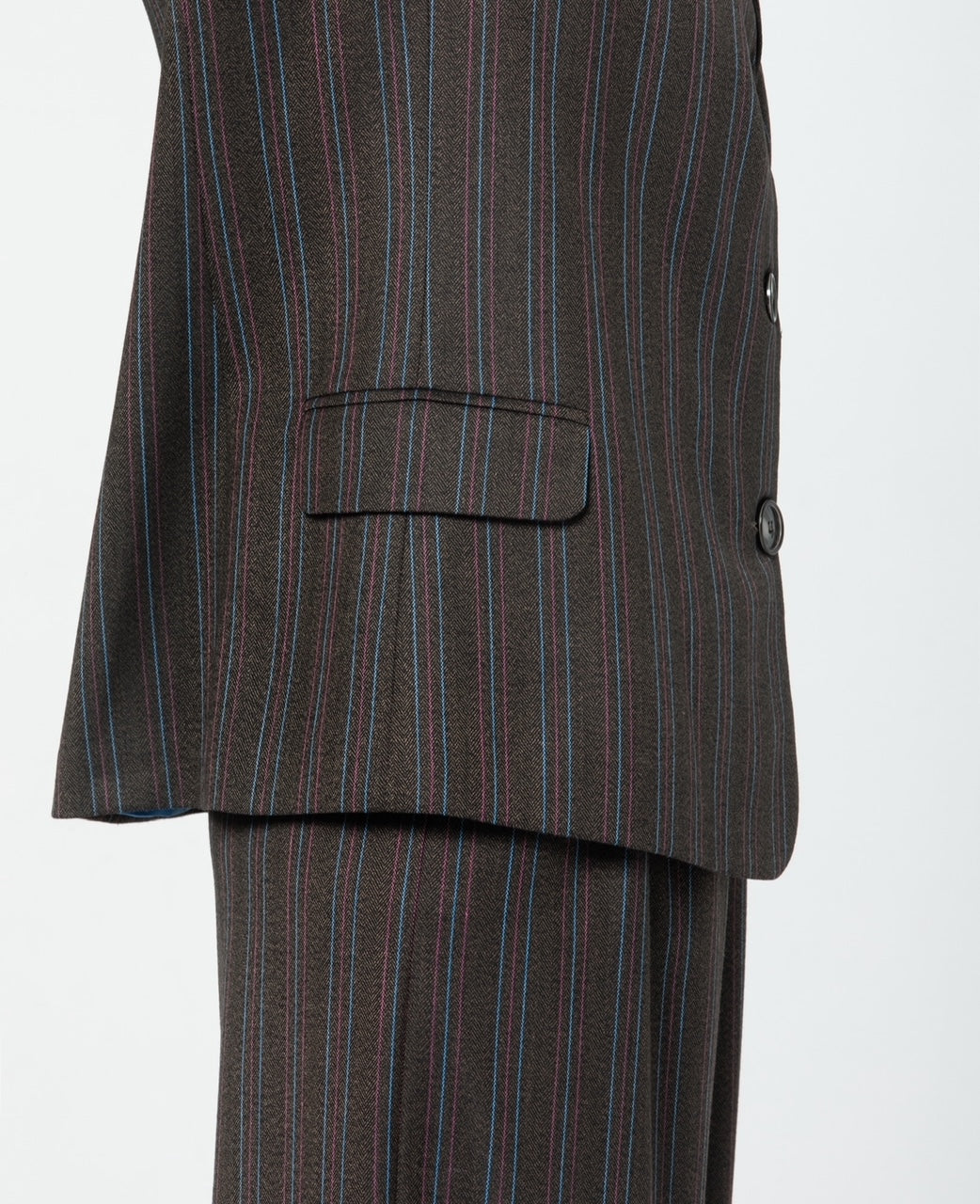 RORY ΡΙΓΕ ΠΑΝΤΕΛΟΝΙ (BROWN STRIPES) MAMOUSH