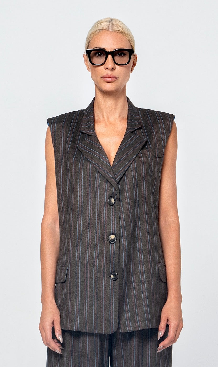 DIANA ΓΙΛΕΚΟ (BROWN STRIPES) MAMOUSH