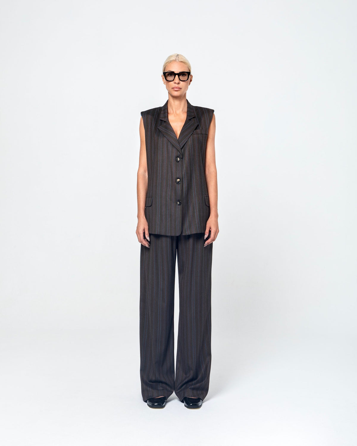 RORY ΡΙΓΕ ΠΑΝΤΕΛΟΝΙ (BROWN STRIPES) MAMOUSH