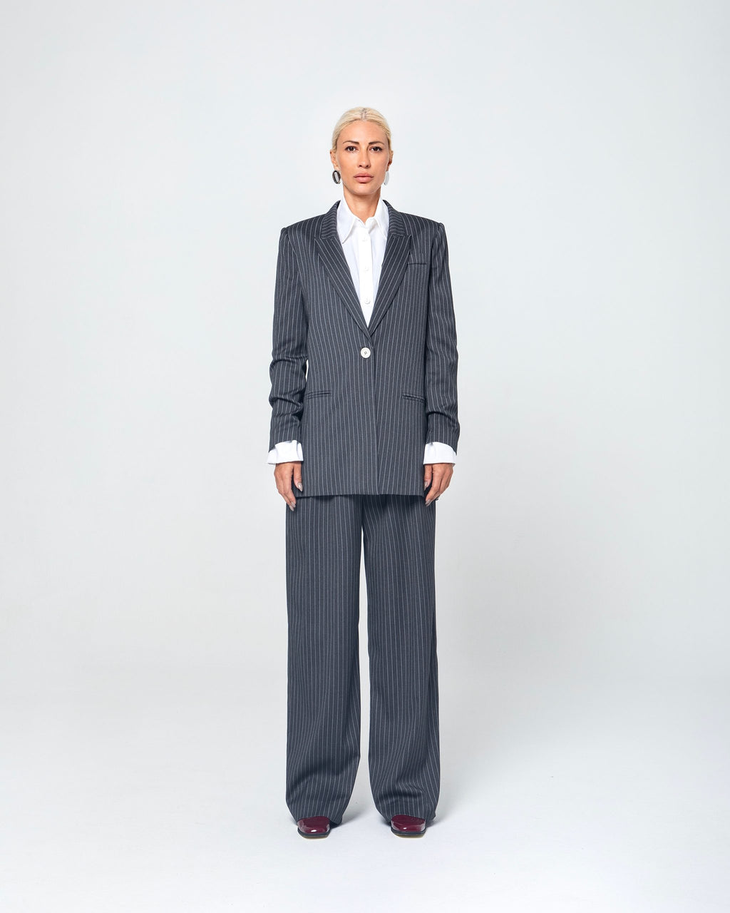 CARLA ΣΑΚΑΚΙ ΡΙΓΕ (GRAY/WHITE) MAMOUSH