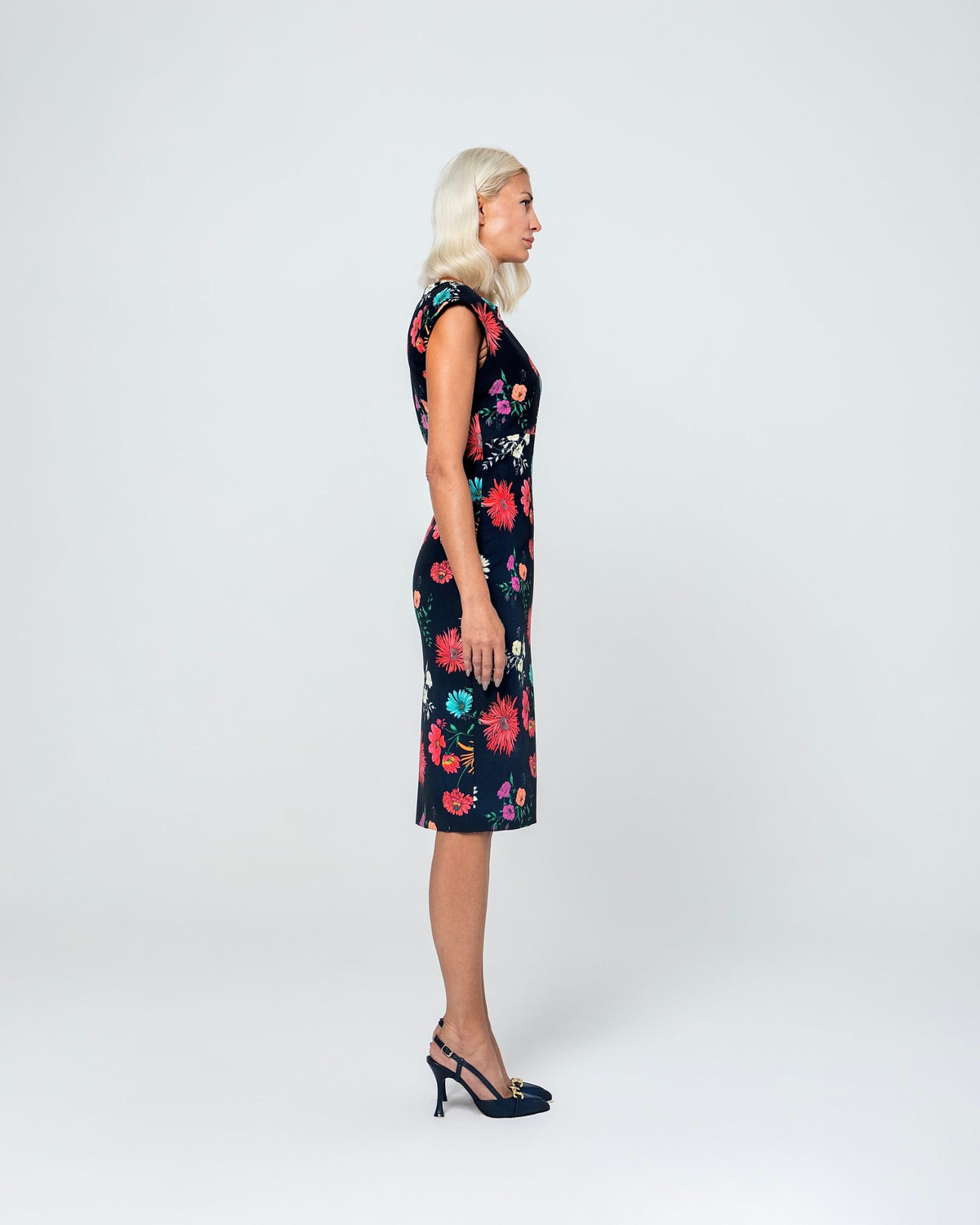 CLEO MIDI ΦΟΡΕΜΑ (FLOWERS) MAMOUSH