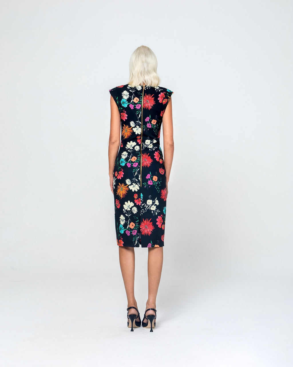 CLEO MIDI ΦΟΡΕΜΑ (FLOWERS) MAMOUSH
