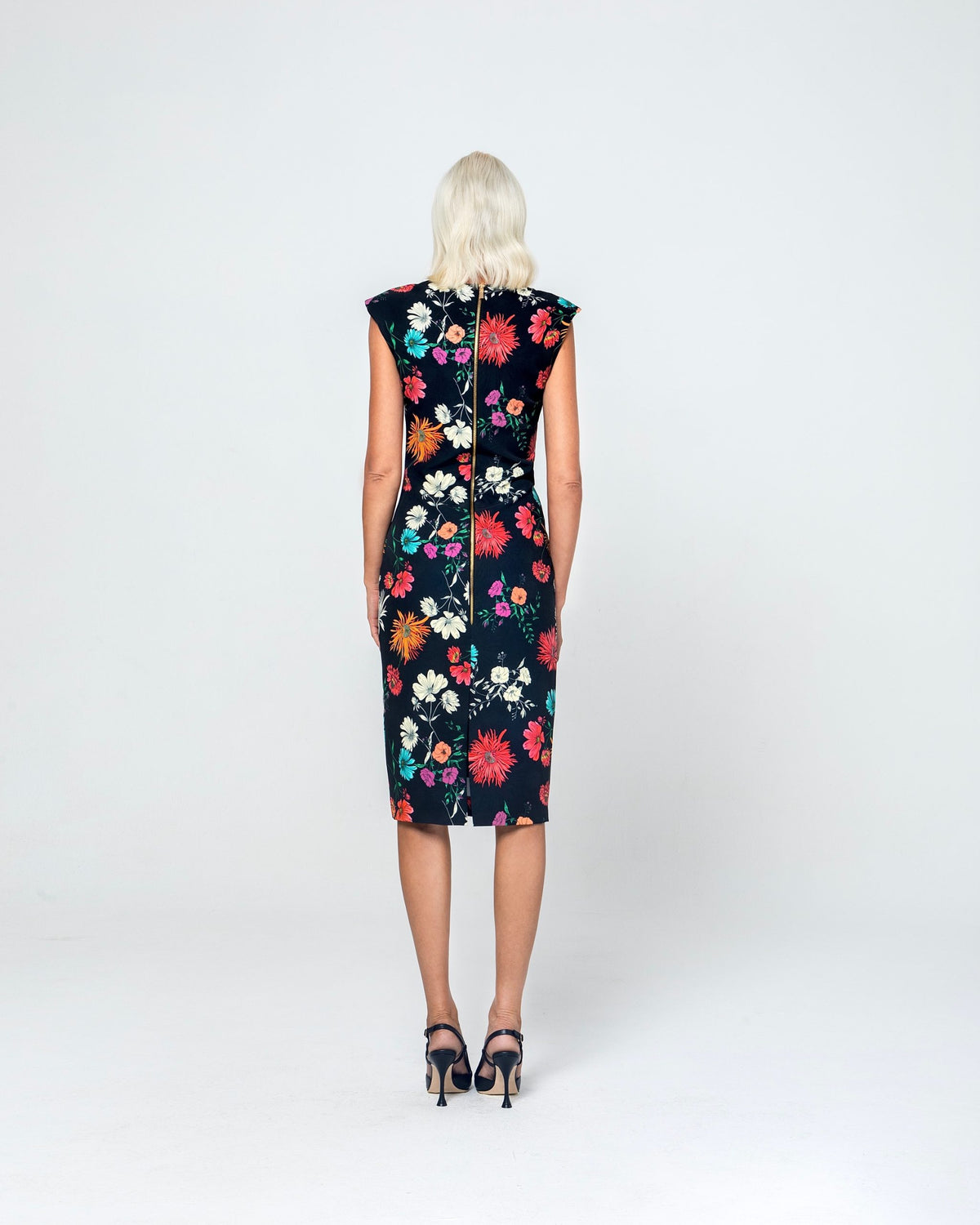 CLEO MIDI ΦΟΡΕΜΑ (FLOWERS) MAMOUSH
