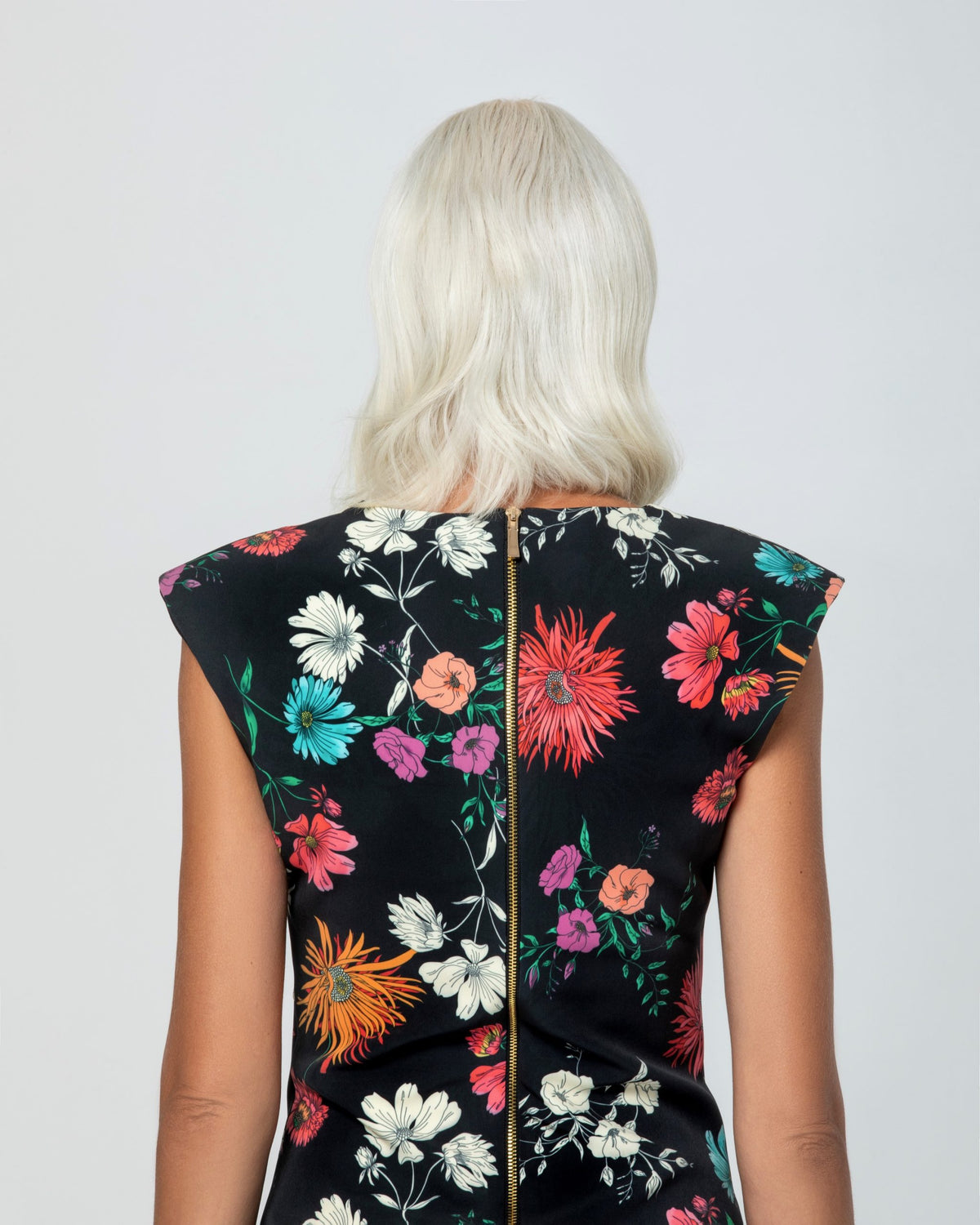 CLEO MIDI ΦΟΡΕΜΑ (FLOWERS) MAMOUSH