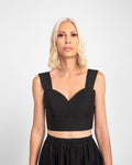 LILY TOP (BLACK) MAMOUSH