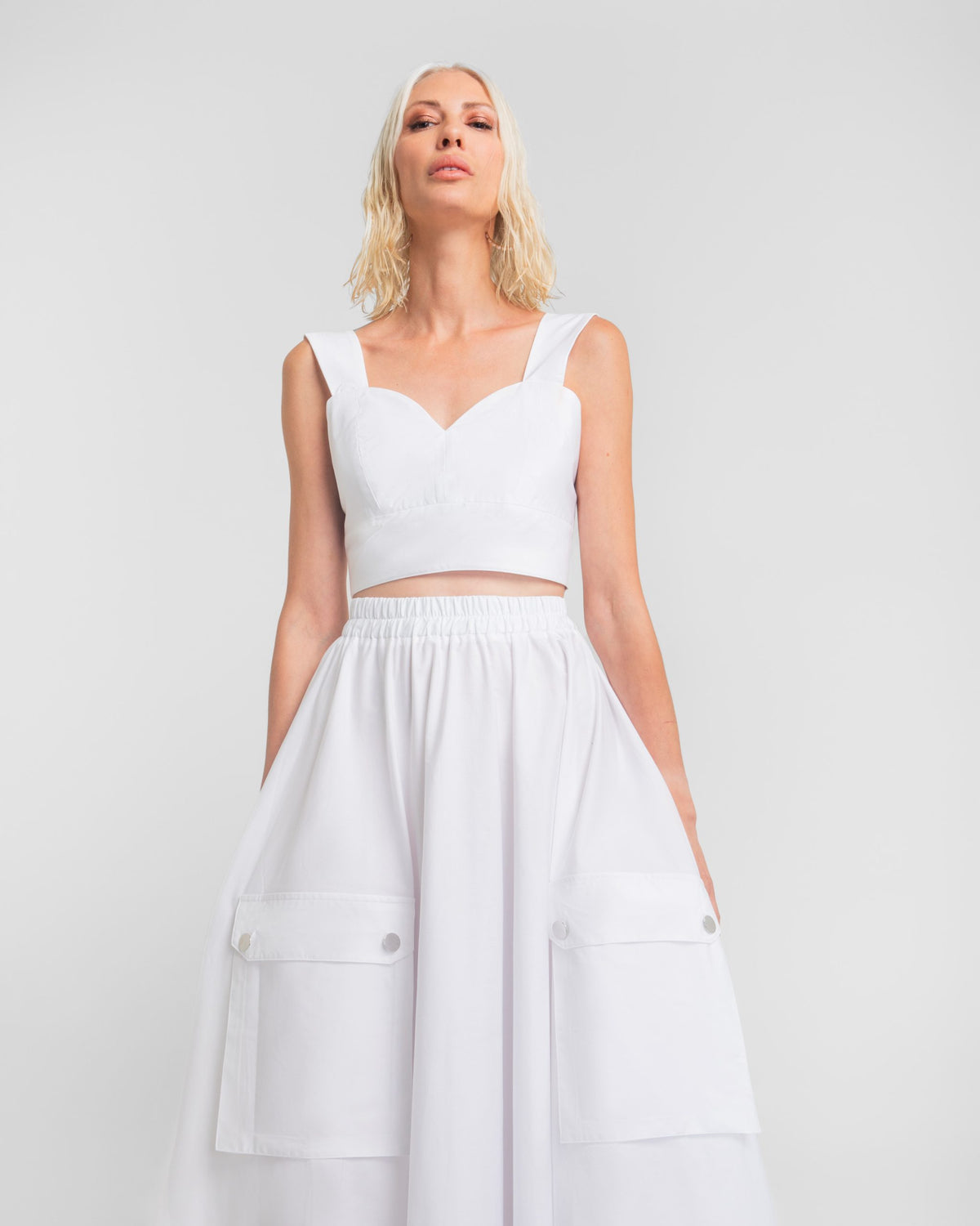 CLAIRE ΦΟΥΣΤΑ ΜΕ ΤΣΕΠΕΣ (WHITE) MAMOUSH