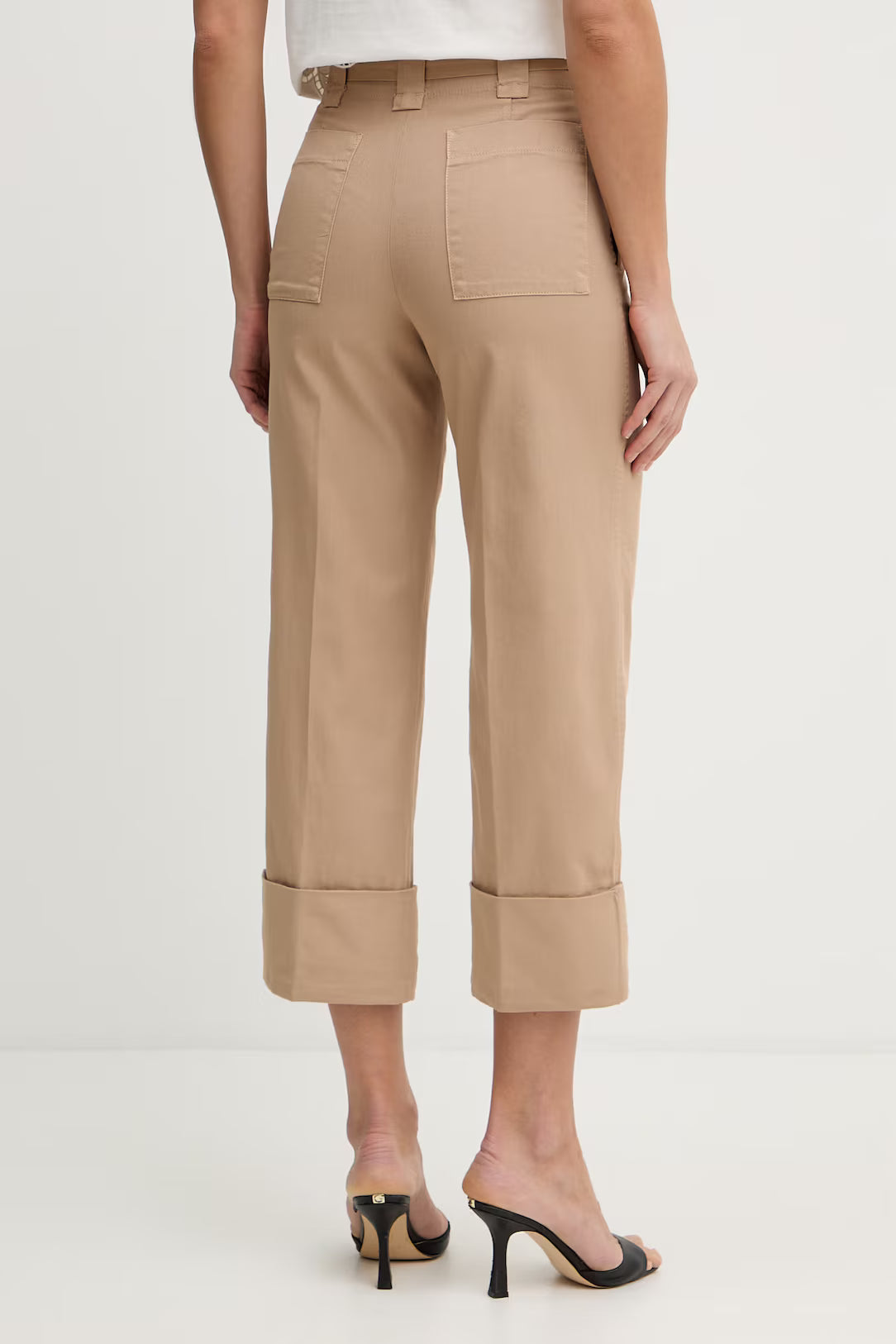 CROPPED ΒΑΜΒΑΚΕΡΟ ΠΑΝΤΕΛΟΝΙ TWINSET