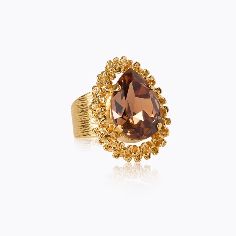 ΔΑΧΤΥΛΙΔΙ CLASSIC GEMMA / LIGHT SMOKED TOPAZ CAROLINE SVEBDBOM
