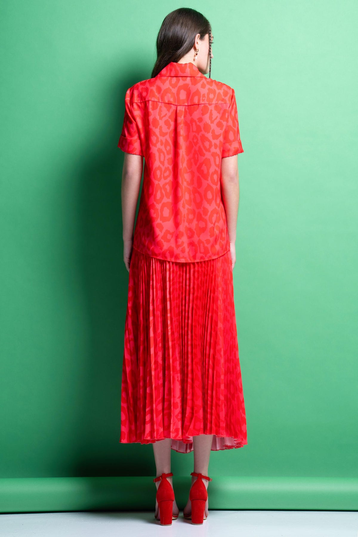 ‘REMI’ ΠΟΥΚΑΜΙΣΟ (PINK/ANIMAL PRINT) MAMOUSH