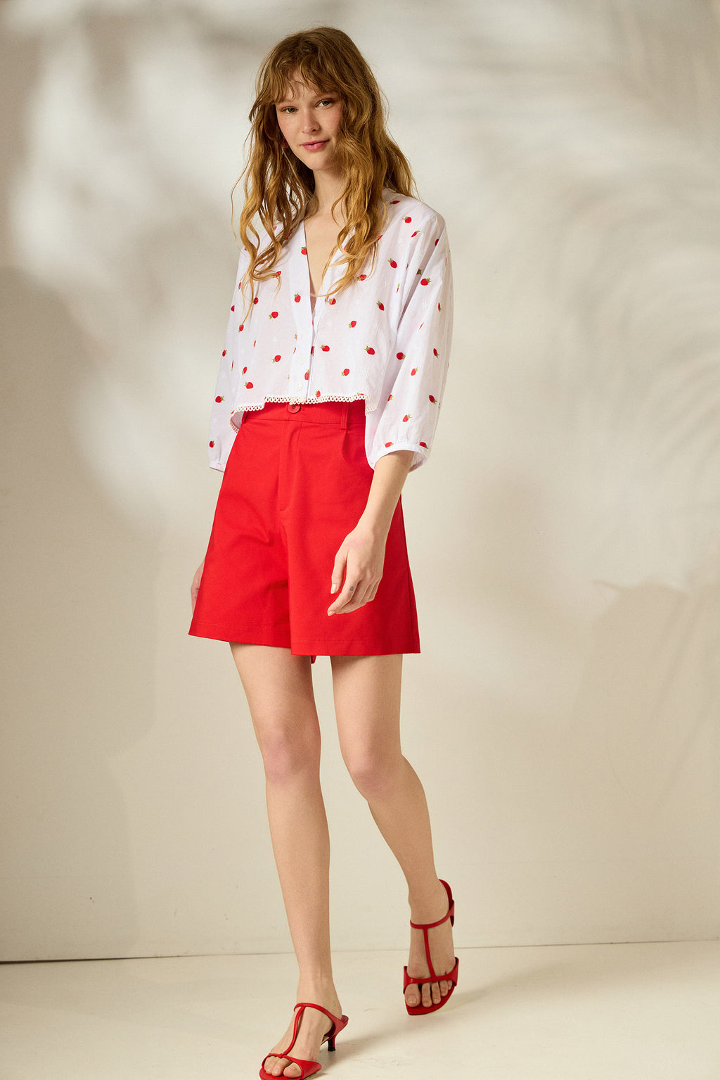 ‘GRETA’ ΒΑΜΒΑΚΕΡΟ ΣΟΡΤΣ (RED) MAMOUSH