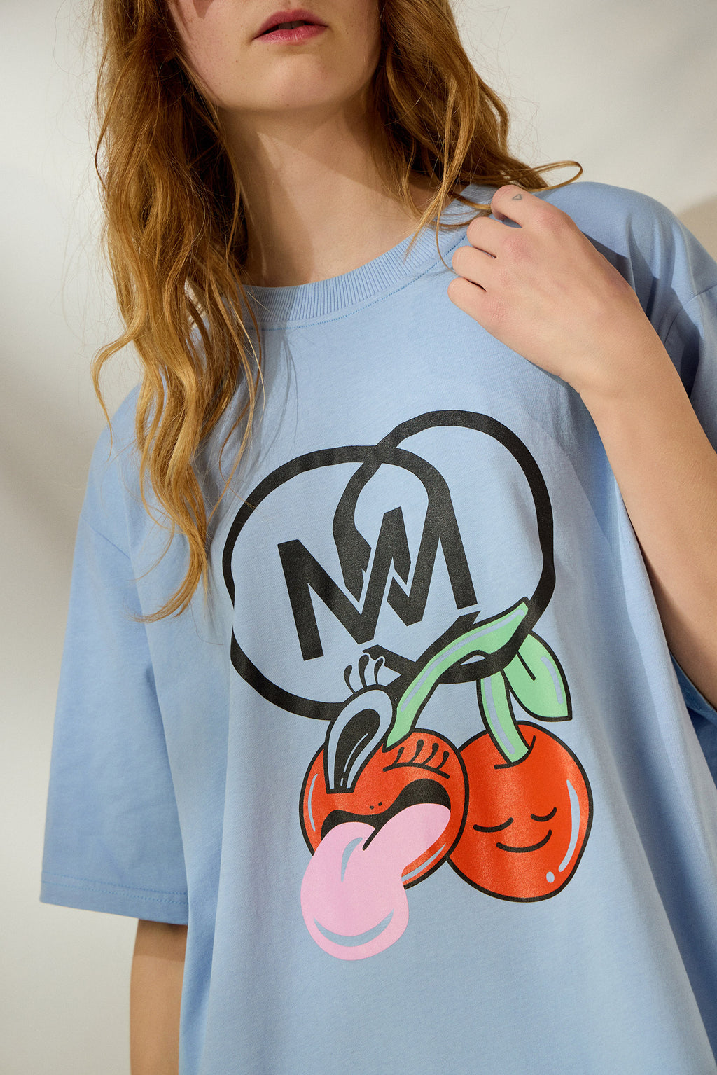 'CHERRY' OVERSIZED TEES (CIEL) MAMOUSH