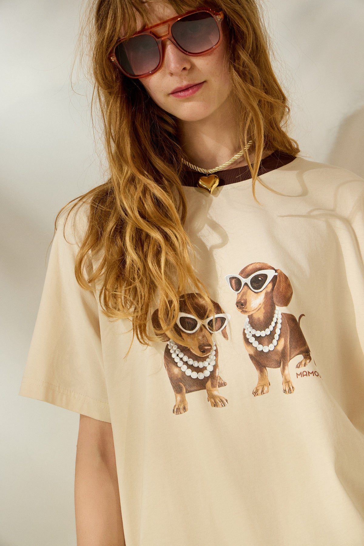 ‘DOGS’ T-SHIRT MAMOUSH