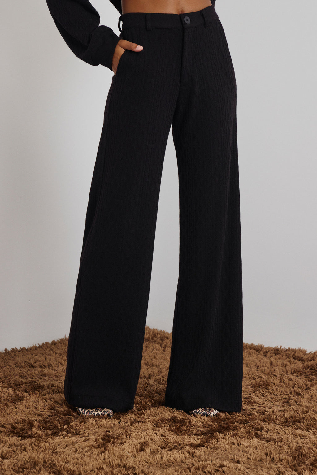 'MIA' ΠΛΕΚΤΟ ΠΑΝΤΕΛΟΝΙ (BLACK) MAMOUSH