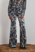 'REA' ΕΛΑΣΤΙΚΟ ΠΑΝΤΕΛΟΝΙ ANIMAL PRINT (GRAY) MAMOUSH