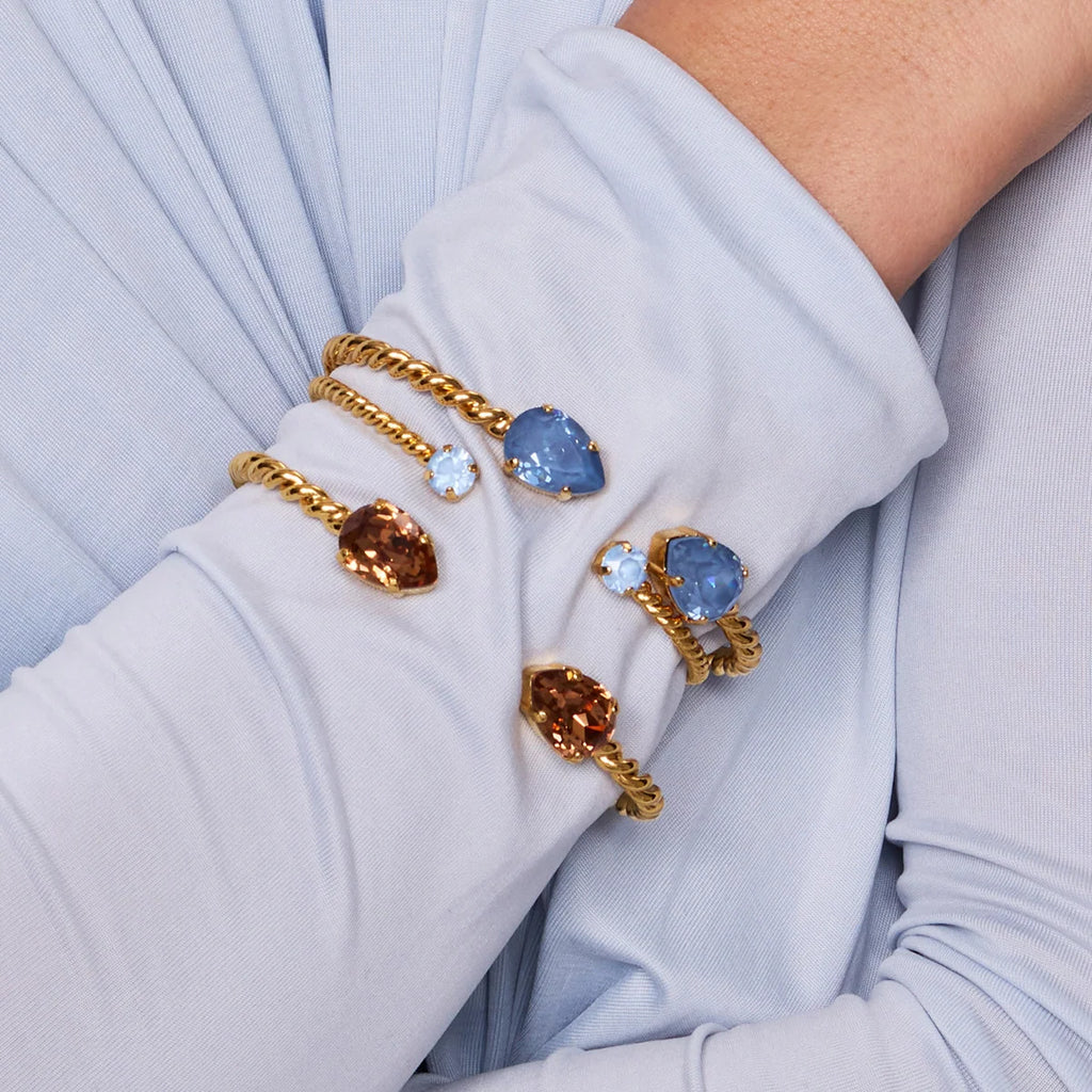 ΜΙΚΡΟ ΒΡΑΧΙΟΛΙ TWISTED / DENIM LGNITE CAROLINE SVEBDBOM