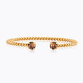 ΜΙΚΡΟ ΒΡΑΧΙΟΛΙ TWISTED / LIGHT SMOKED TOPAZ CAROLINE SVEBDBOM