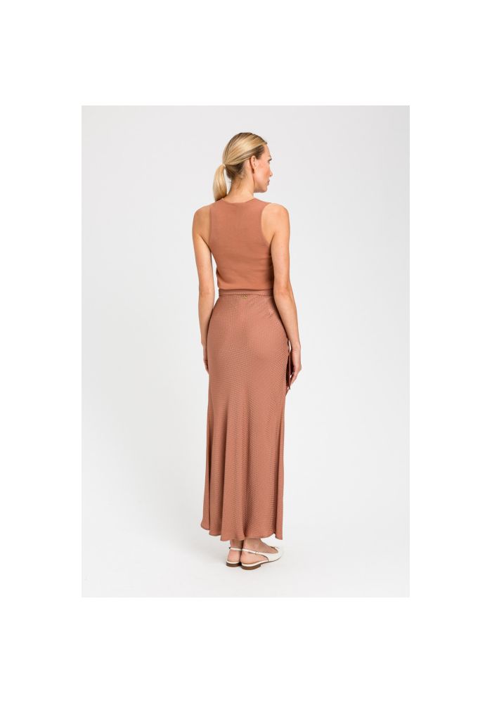 ΠΛΕΚΤΟ ΤΟΠ ΜΕ ΠΑΓΙΕΤΑ (MOCHA) TWINSET
